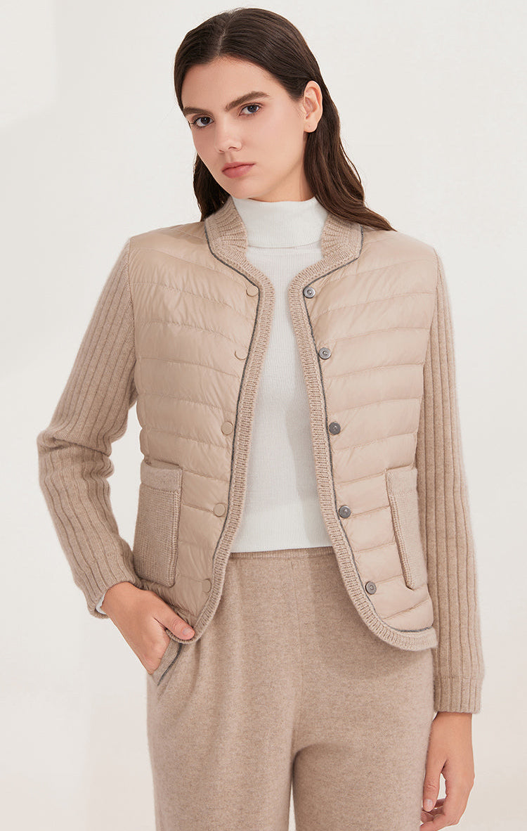 Saf Kaşmir & Kaz Tüyü Ceket