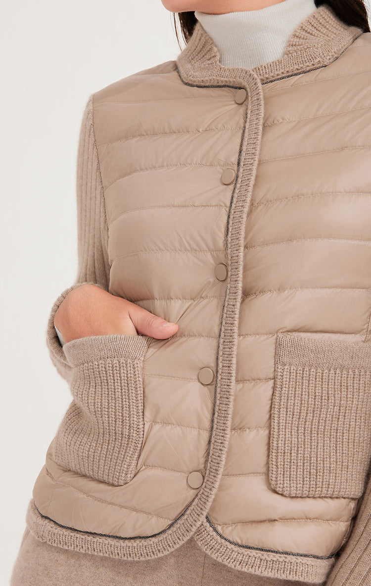 Saf Kaşmir & Kaz Tüyü Ceket