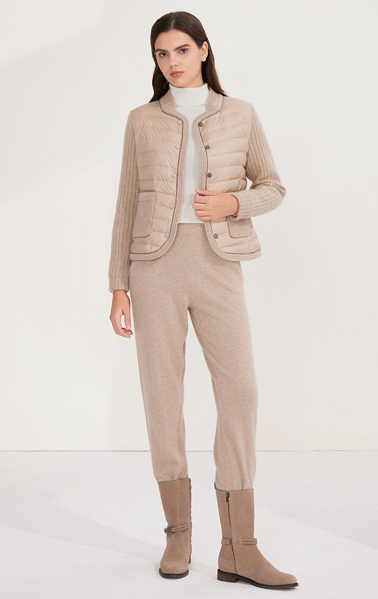 Saf Kaşmir & Kaz Tüyü Ceket