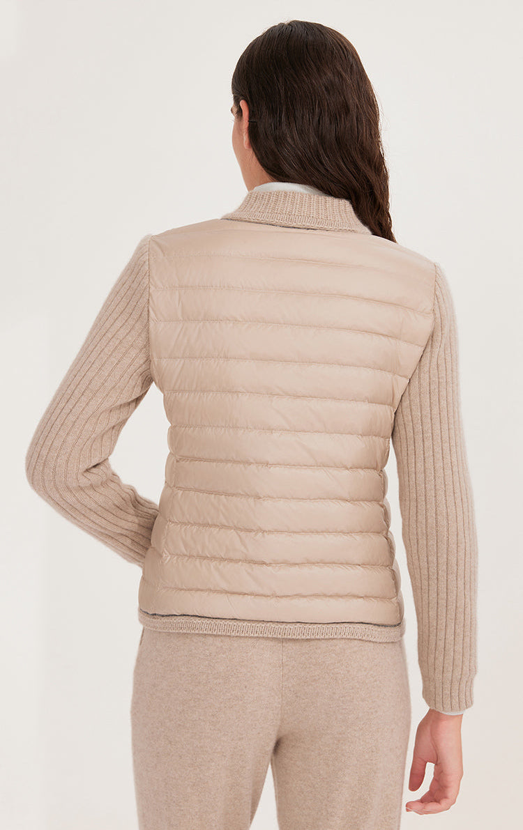 Saf Kaşmir & Kaz Tüyü Ceket