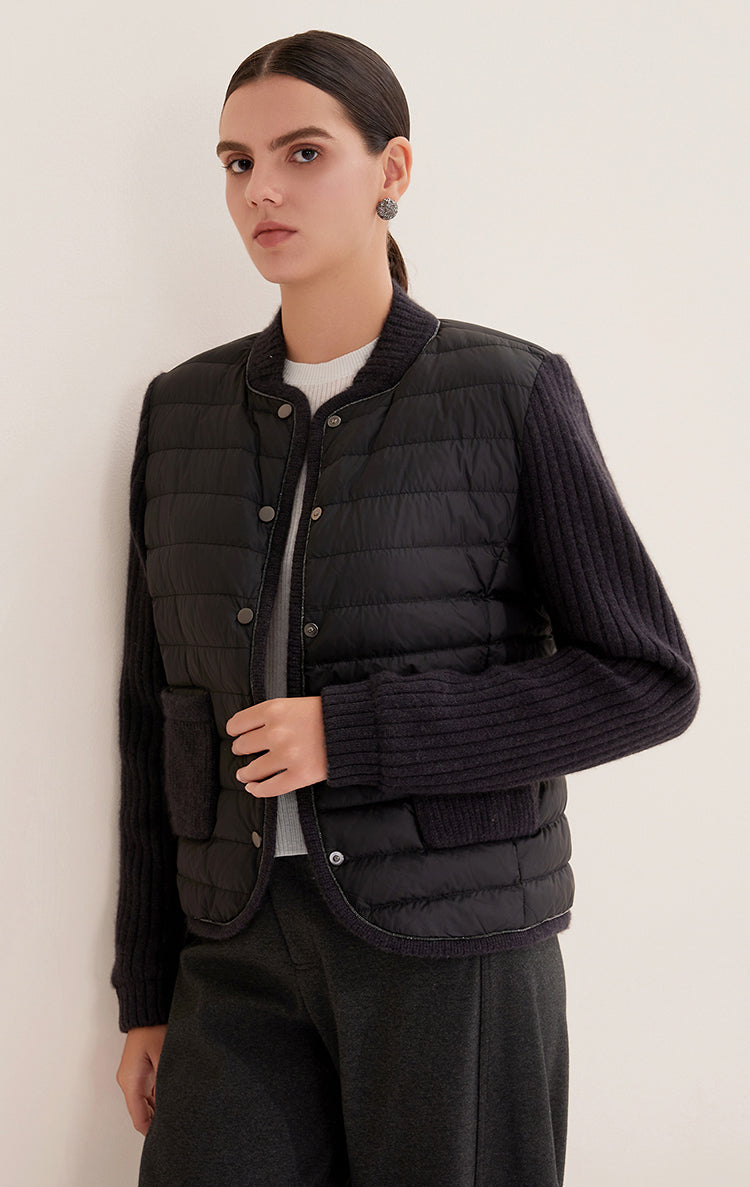 Saf Kaşmir & Kaz Tüyü Ceket