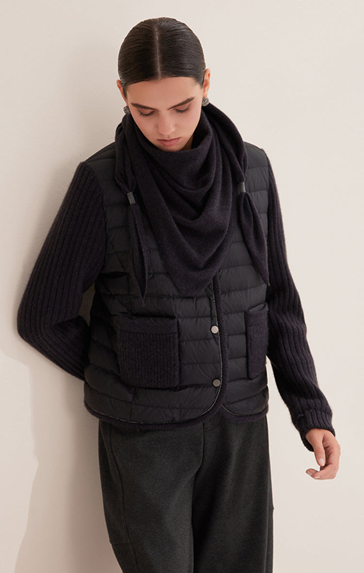 Saf Kaşmir & Kaz Tüyü Ceket