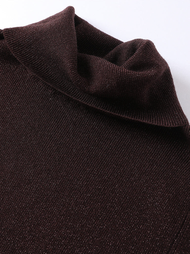 Yün Balıkçı Yaka Düğmeli Kazak