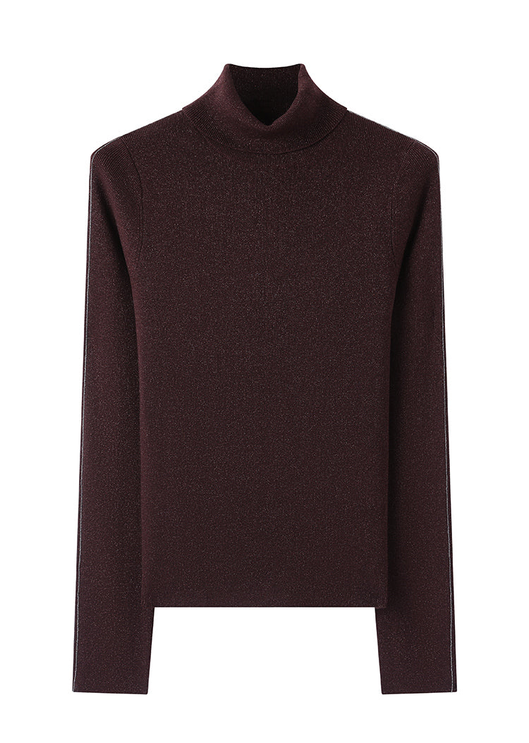 Yün Balıkçı Yaka Düğmeli Kazak