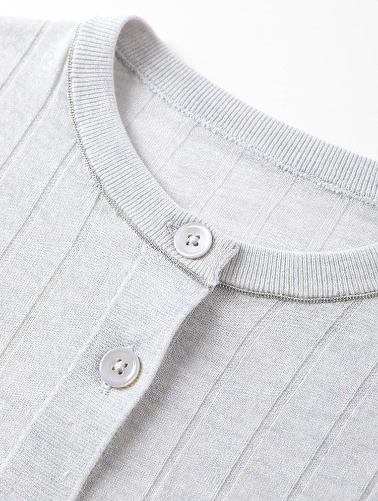 İpek Düğmeli Hırka