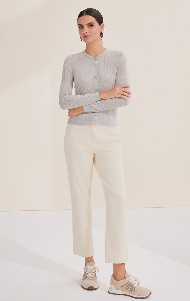 İpek Düğmeli Hırka