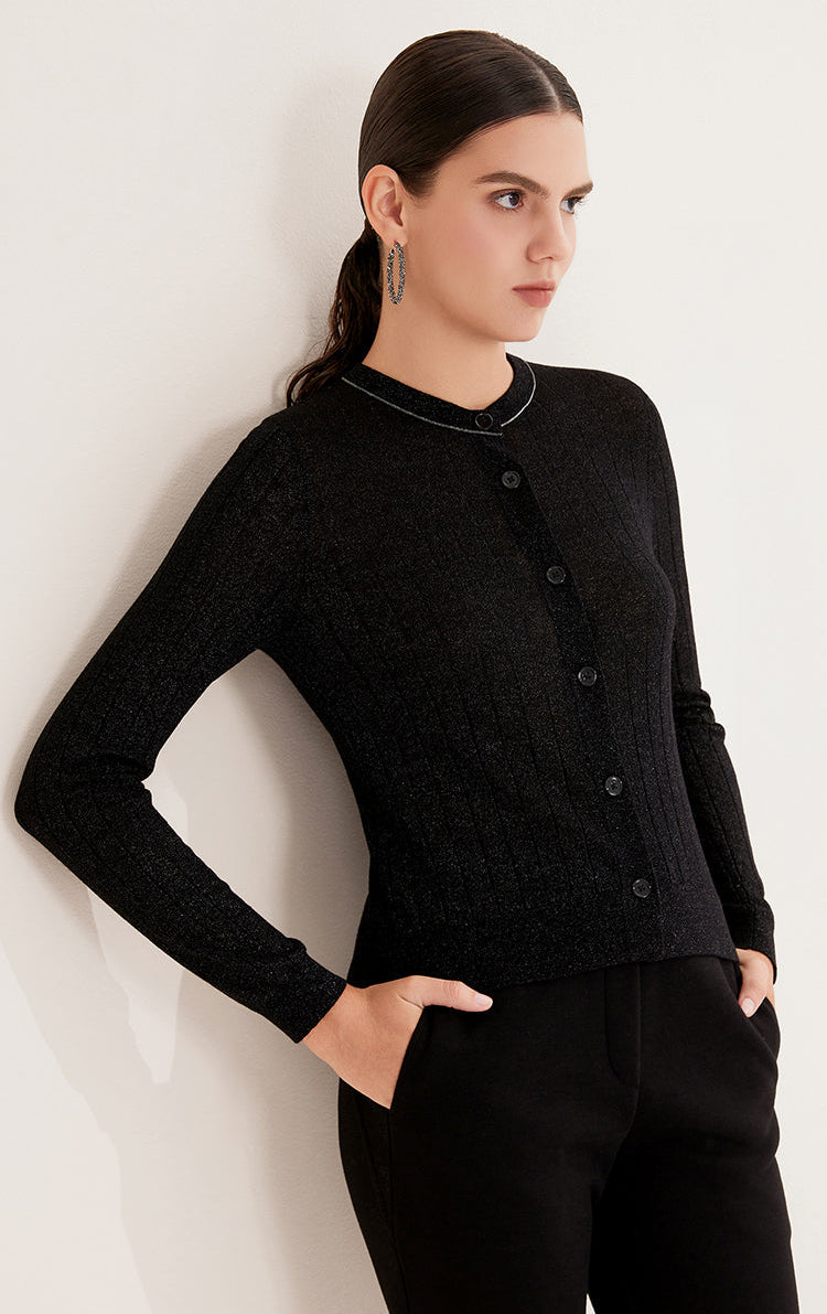 İpek Düğmeli Hırka