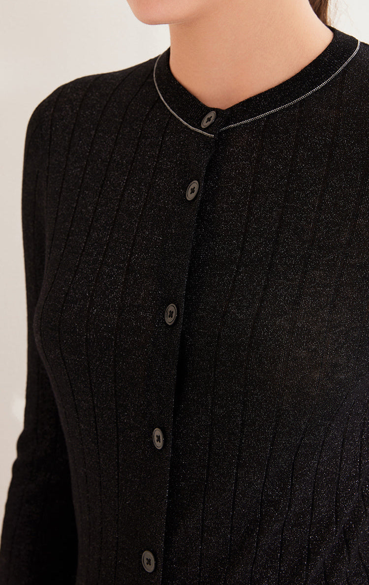 İpek Düğmeli Hırka