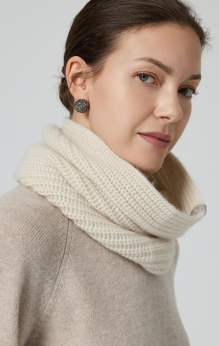 Saf Kaşmir Boyunluk