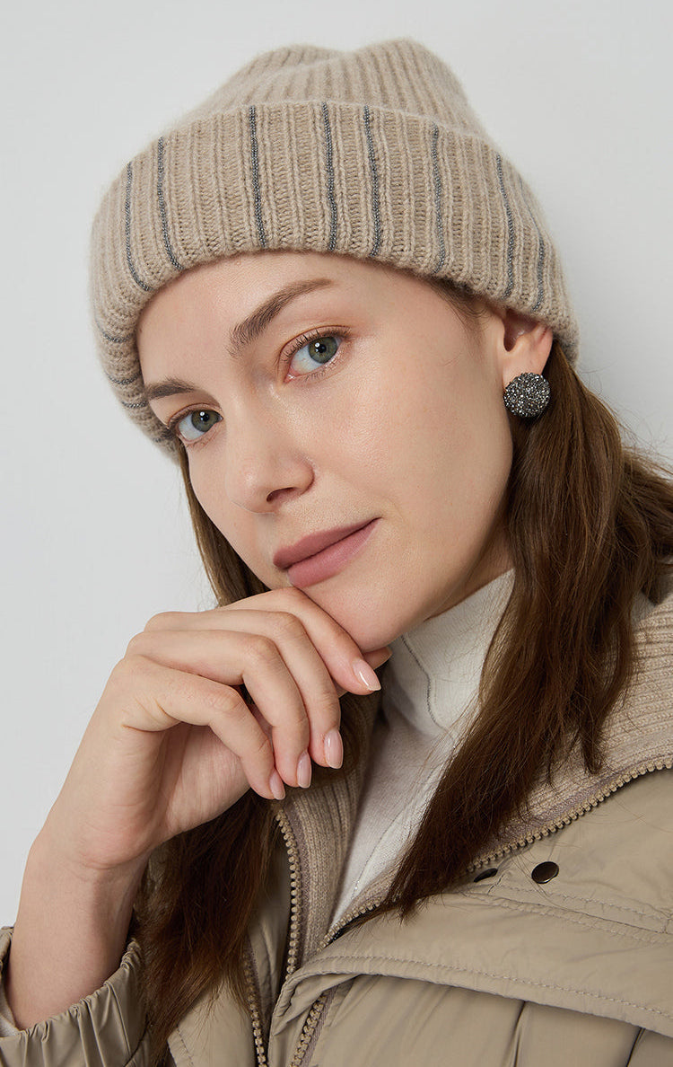 Kaşmir Nervürlü Bere