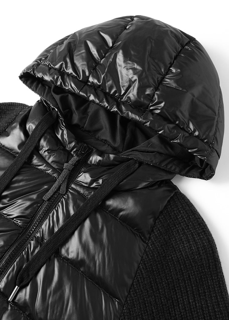 Kaşmir & Kaz Tüyü Dolgulu Kaban