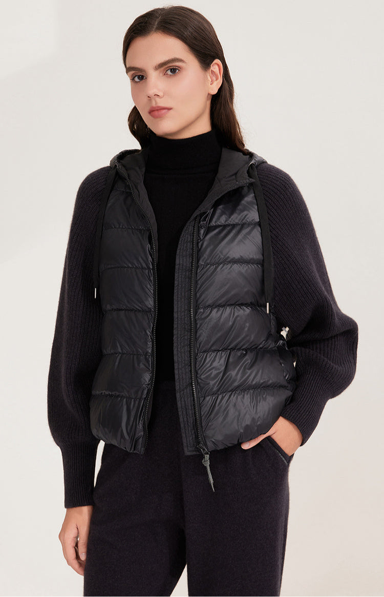 Kaşmir & Kaz Tüyü Dolgulu Kaban