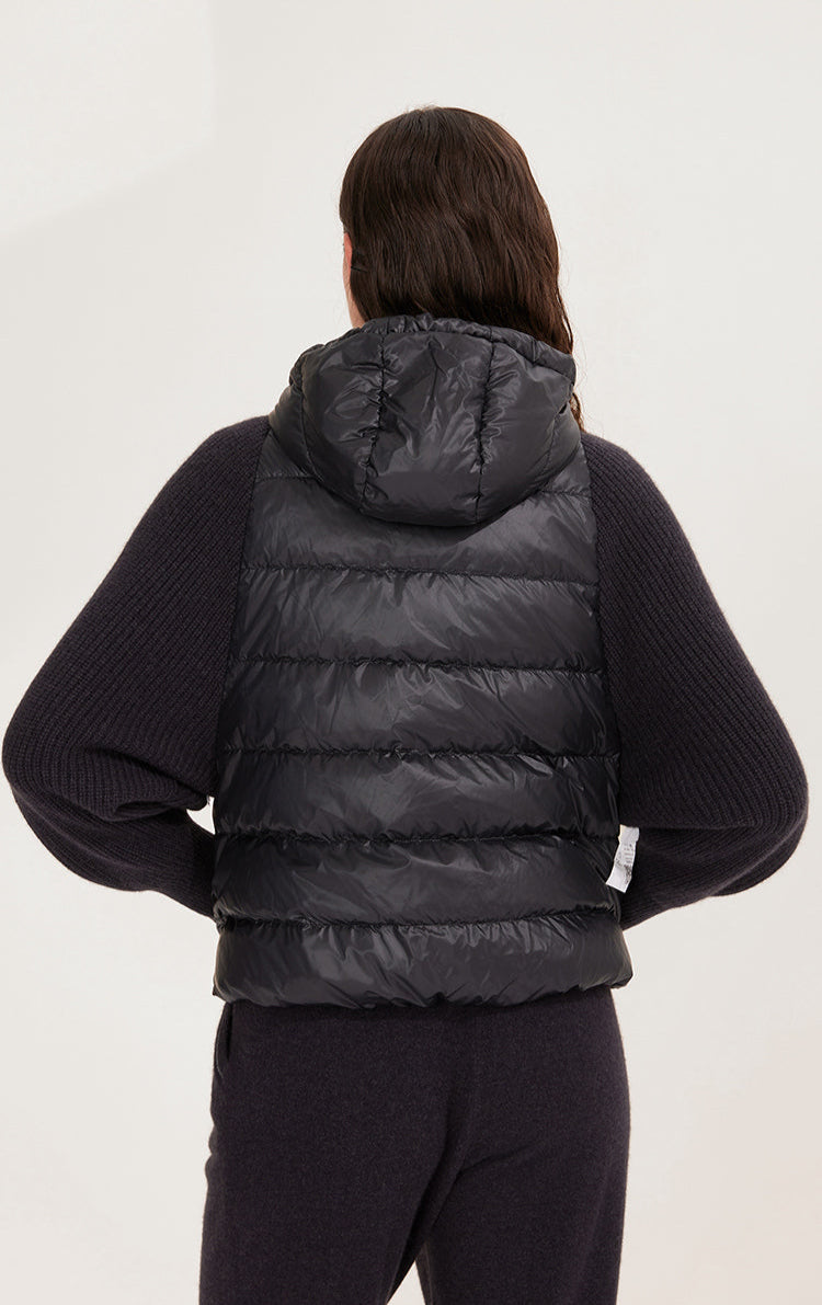 Kaşmir & Kaz Tüyü Dolgulu Kaban