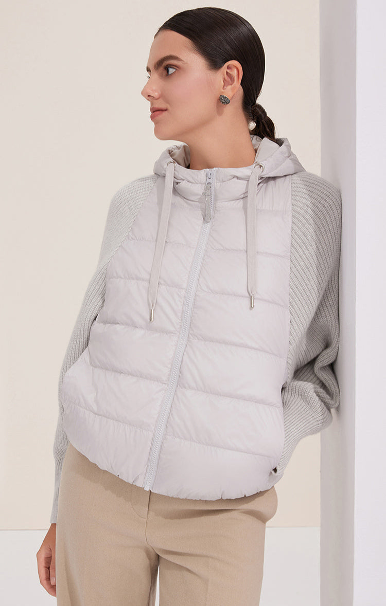 Kaşmir & Kaz Tüyü Dolgulu Kaban