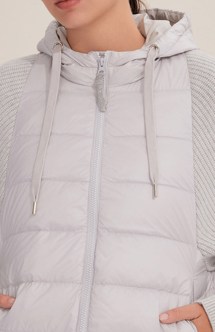 Kaşmir & Kaz Tüyü Dolgulu Kaban