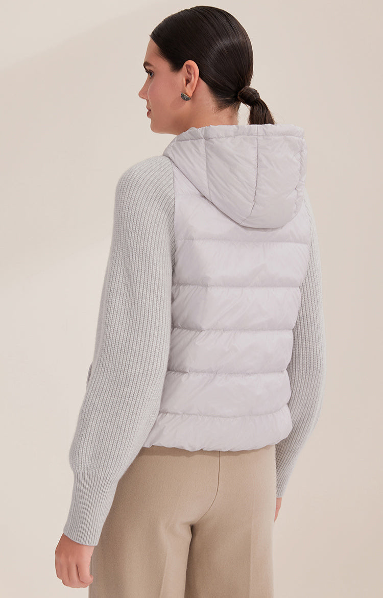 Kaşmir & Kaz Tüyü Dolgulu Kaban