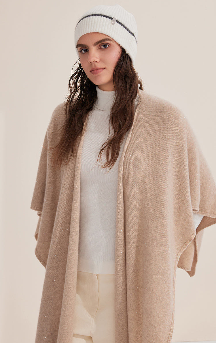 Saf Kaşmir Nervürlü Bere