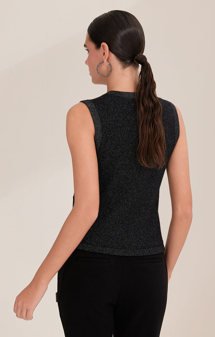 Saf Kaşmir Düğmeli Yelek