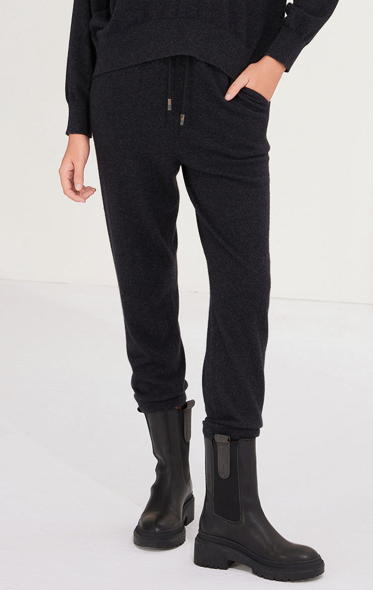 Saf Kaşmir Klasik Kesim Örgü Pantolon