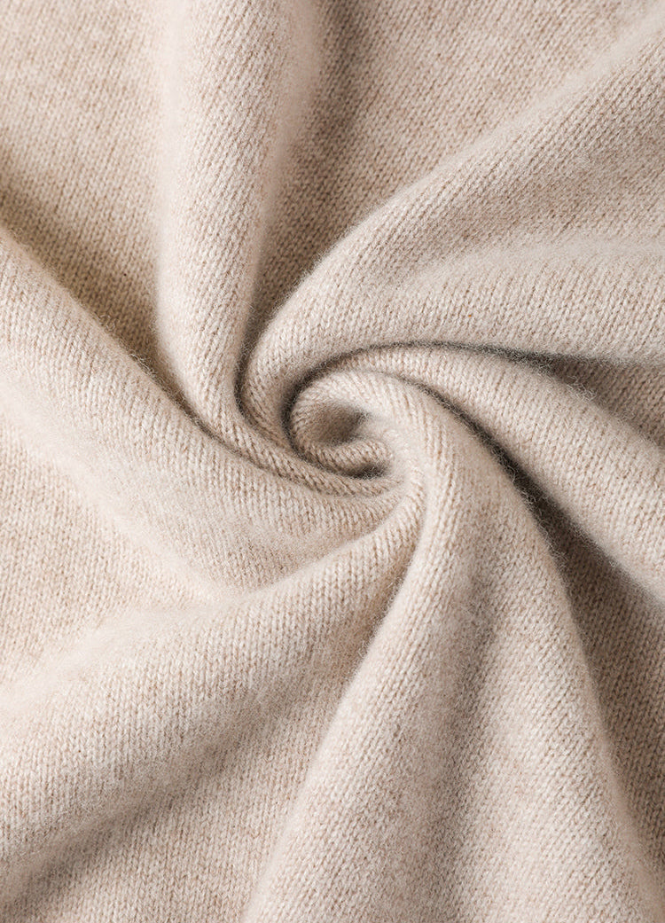 Merino Yünü Balıkçı Yaka Çift Taraflı Kazak