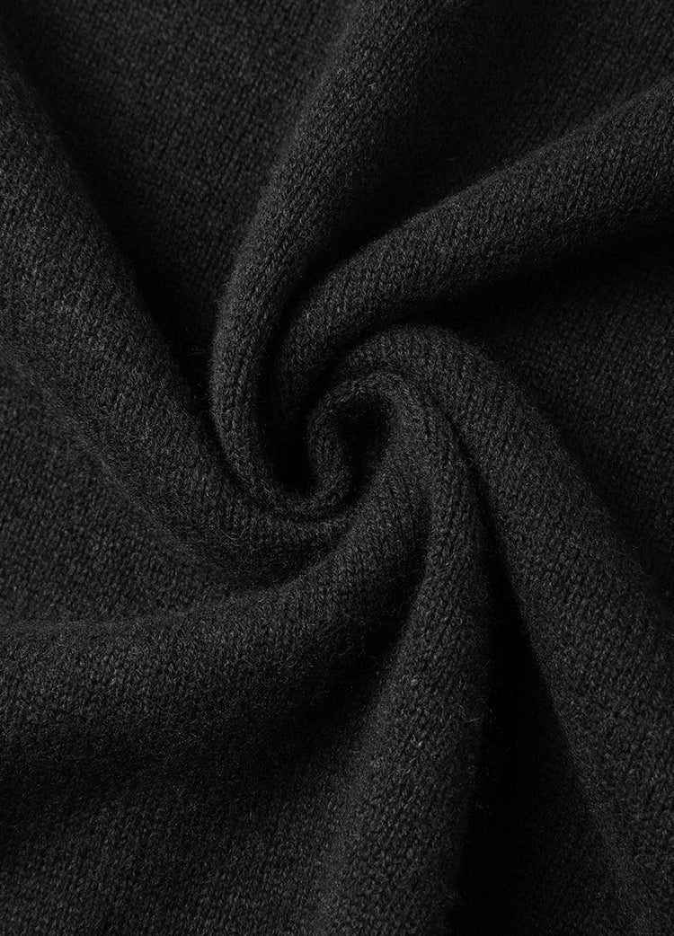 Merino Yünü Balıkçı Yaka Çift Taraflı Kazak