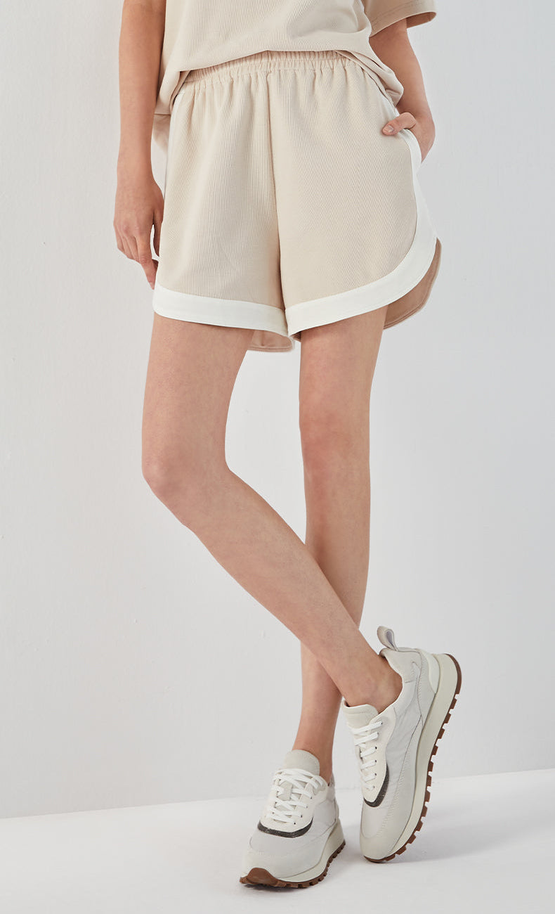 Pamuk Yüksek Bel Şort