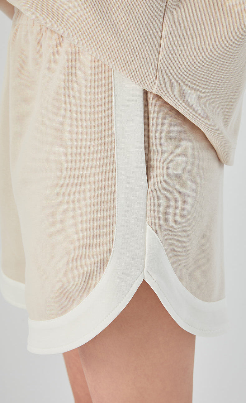 Pamuk Yüksek Bel Şort