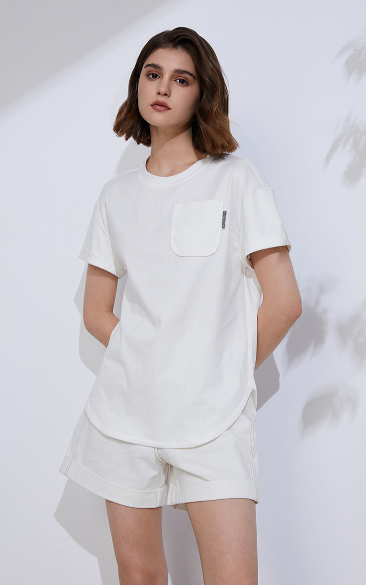 Keten İnce Dokulu Tişört