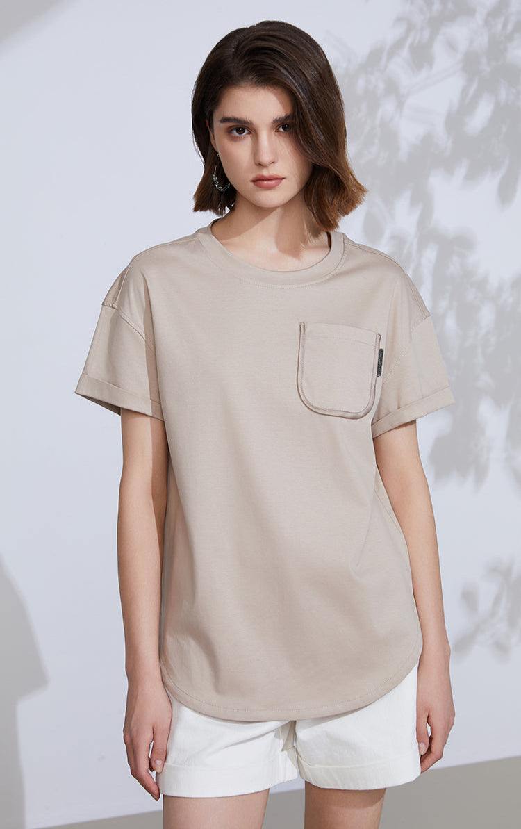 Keten İnce Dokulu Tişört