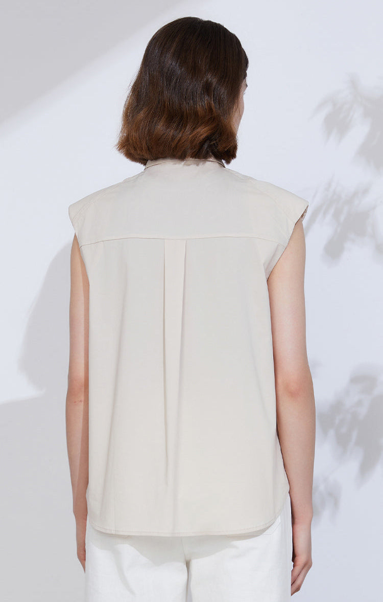 Pamuk İnce Dokulu Askısız Gömlek