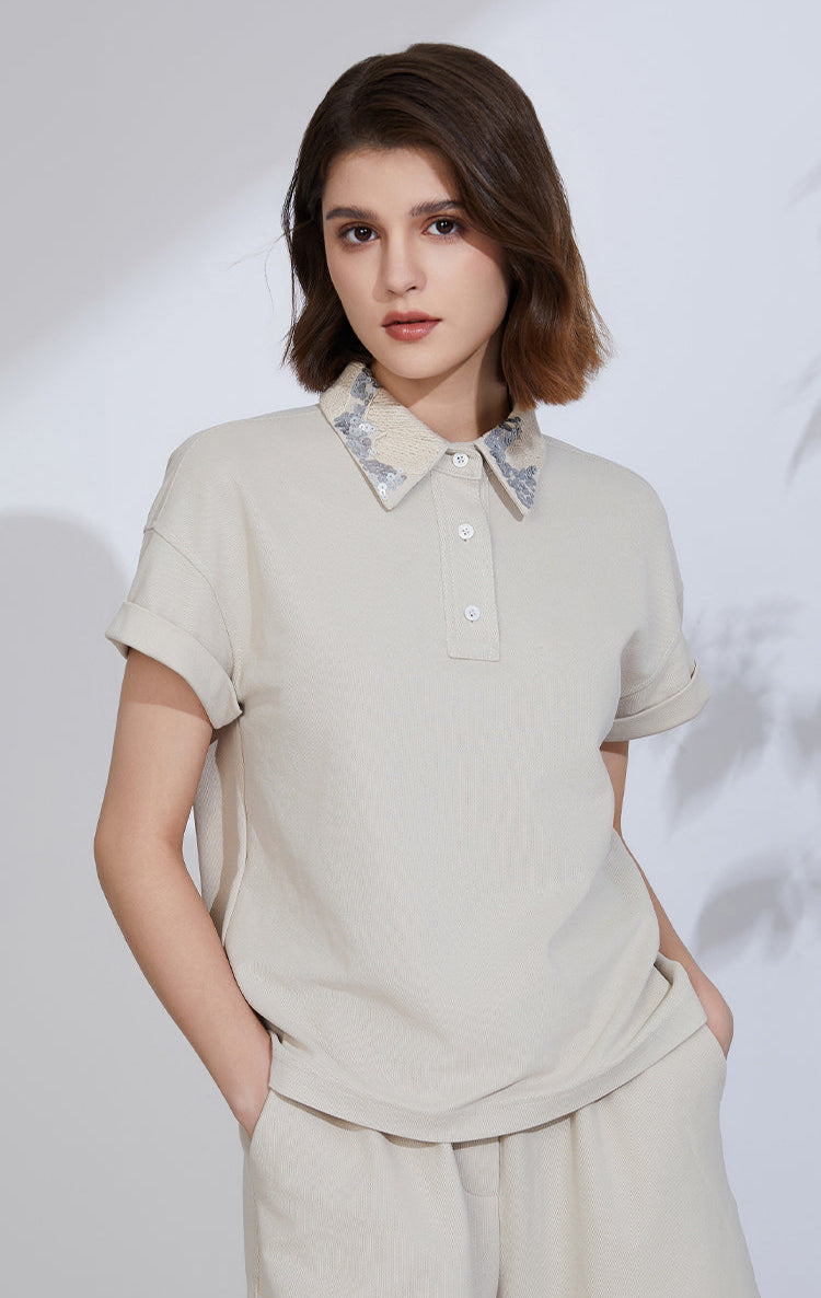 Pamuk Polo Yaka Tişört