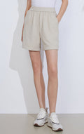 Pamuk Yüksek Bel Şort