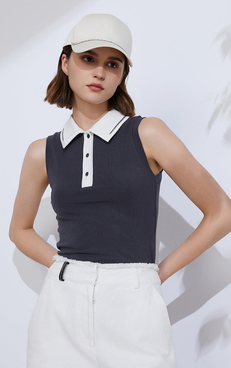 Pamuk Kolsuz Polo Tişört