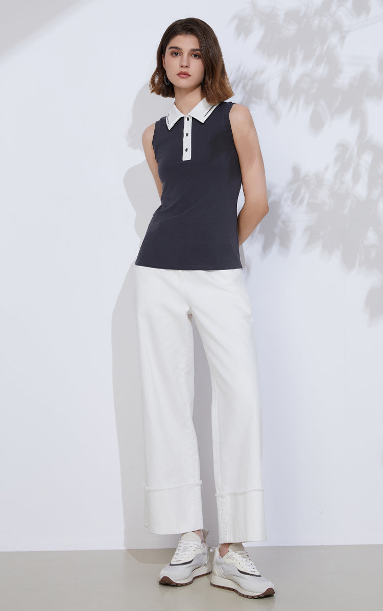 Pamuk Kolsuz Polo Tişört