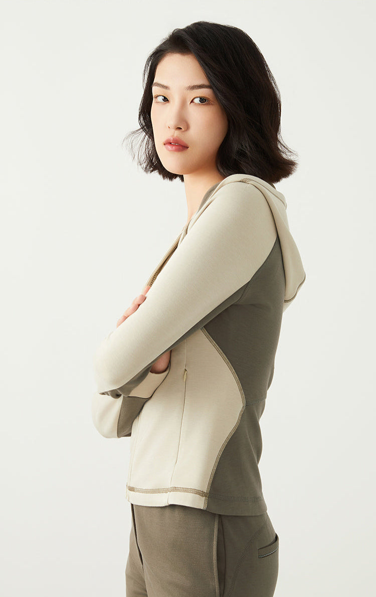 Yün Kapüşonlu Sweatshirt