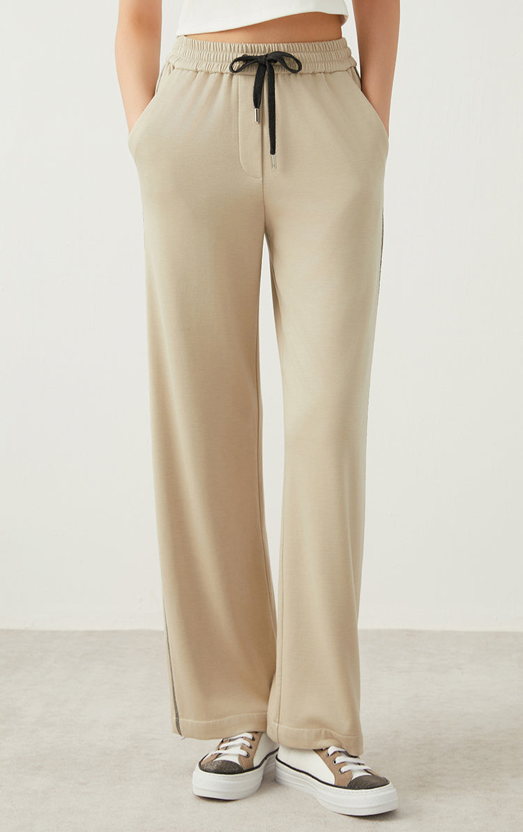 Pamuk Geniş Paça Pantolon