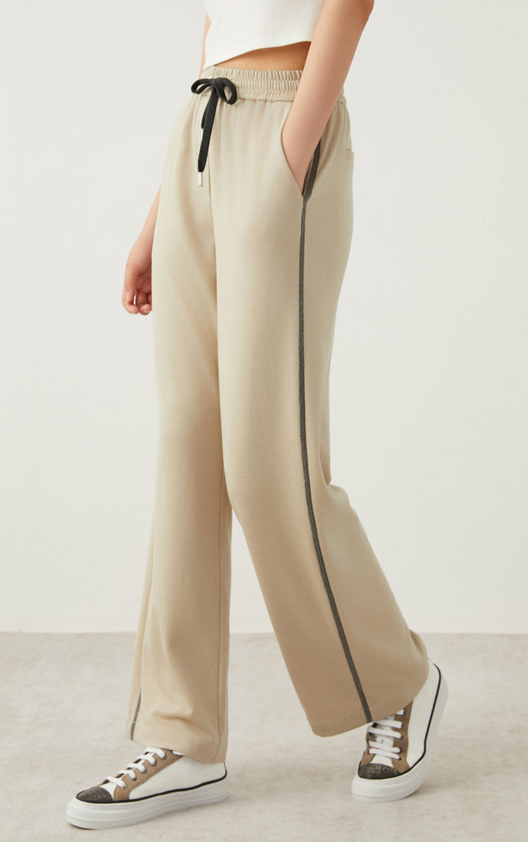 Pamuk Geniş Paça Pantolon