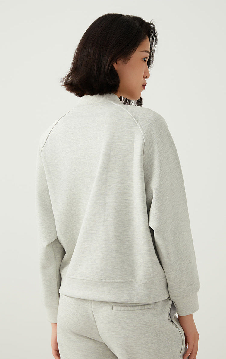 Yün Karışımlı Fermuarlı Ceket