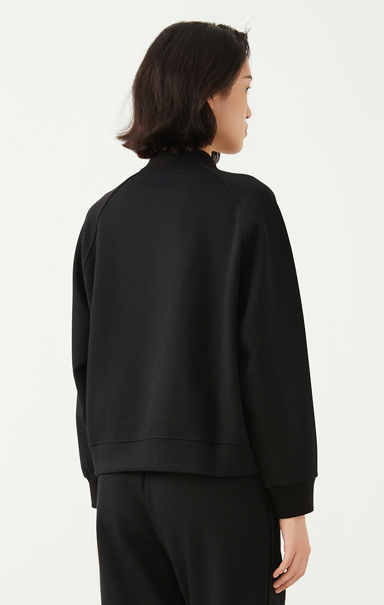 Yün Karışımlı Fermuarlı Ceket