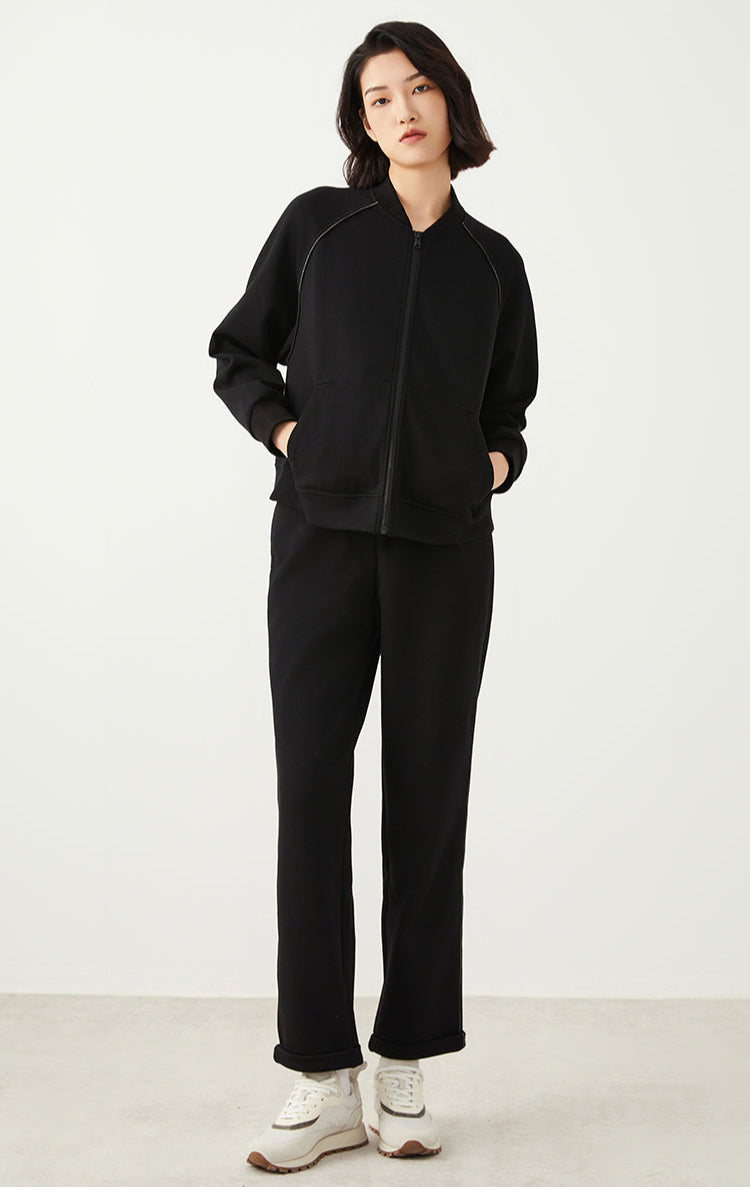 Yün Karışımlı Bağcıklı Pantolon