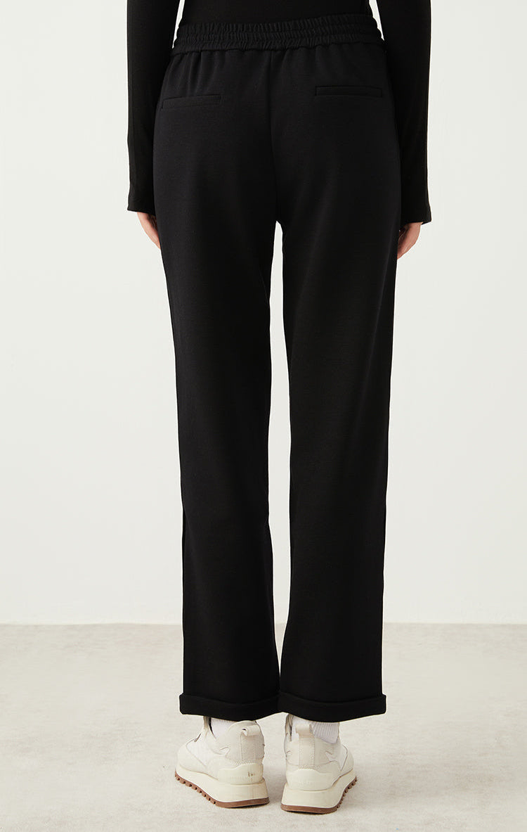 Yün Karışımlı Bağcıklı Pantolon