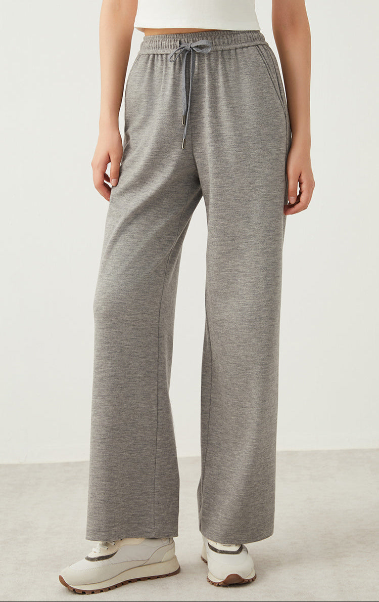 Avustralya Yünü Bol Paça Pantolon