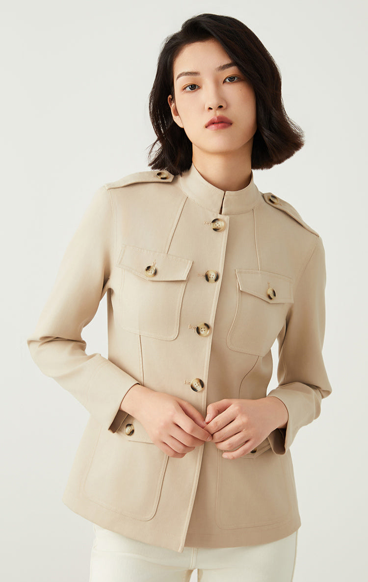 Avustralya Yünü Kahverengi Ceket