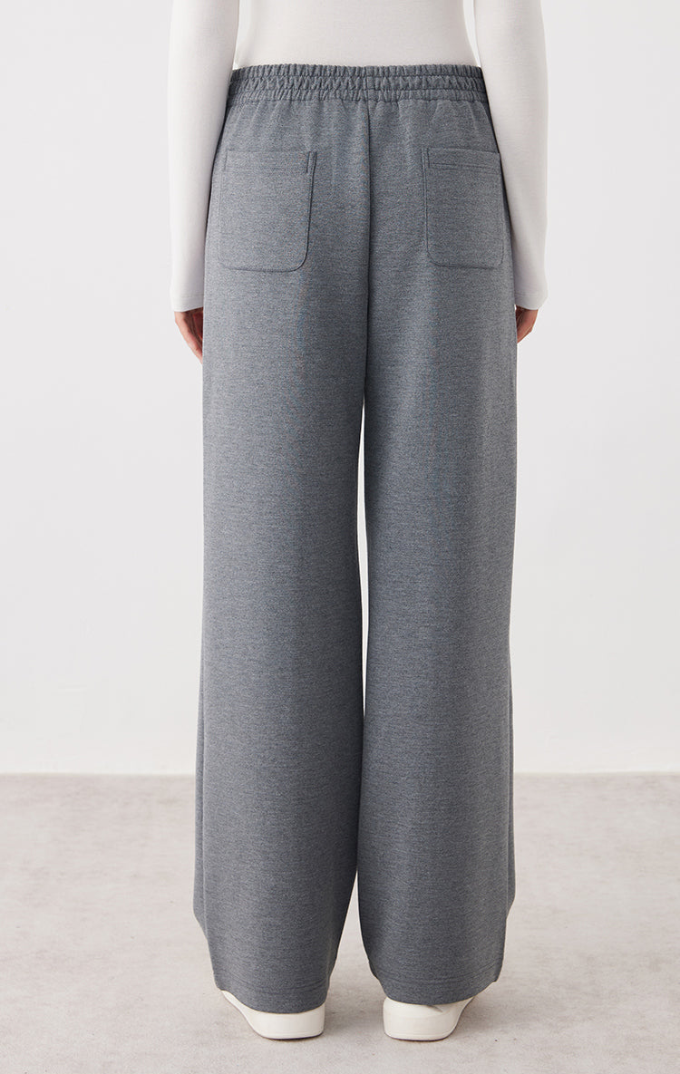 Yün Bol Paça Pantolon