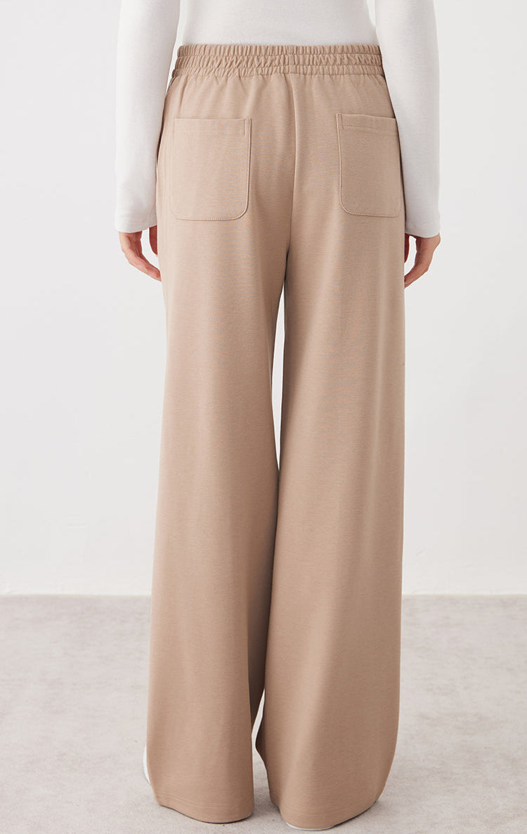 Yün Bol Paça Pantolon