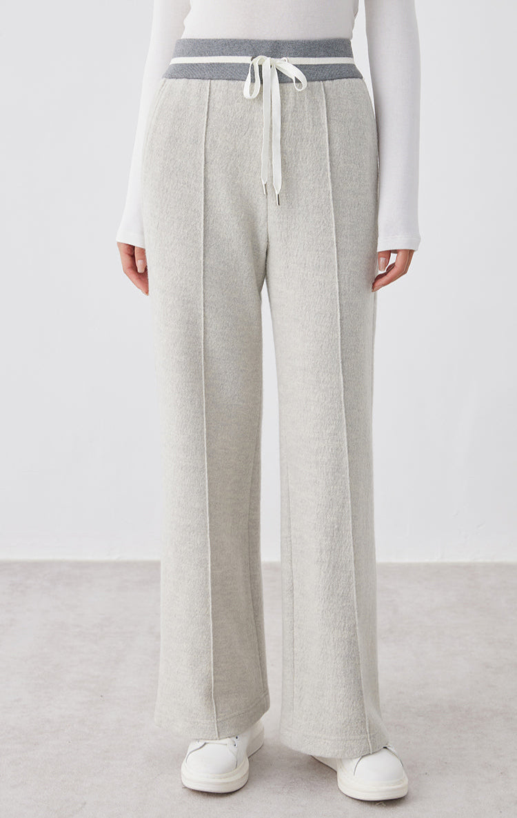 Merino Yünü Geniş Paça Pantolon