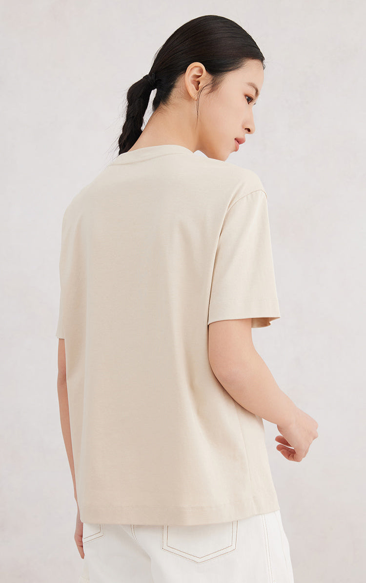 Pamuk Çizgili Tişört