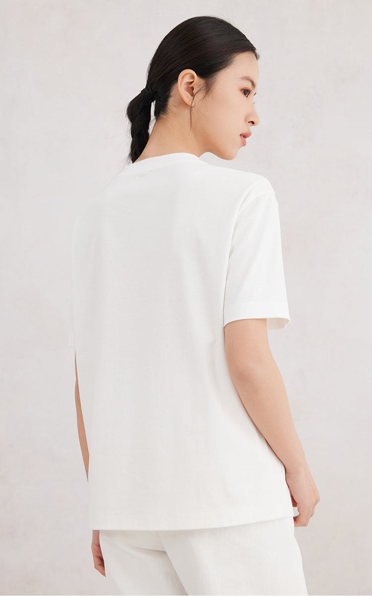 Pamuk Çizgili Tişört