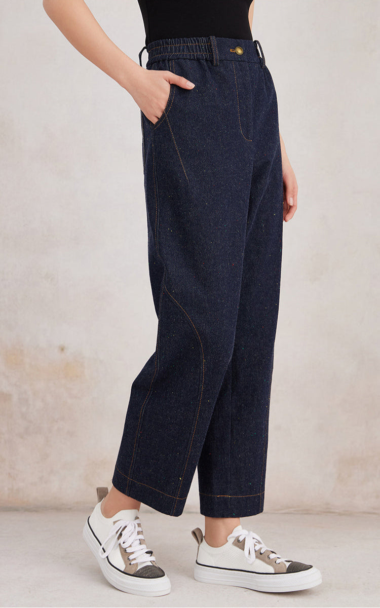 Pamuk Düz Paça Pantolon