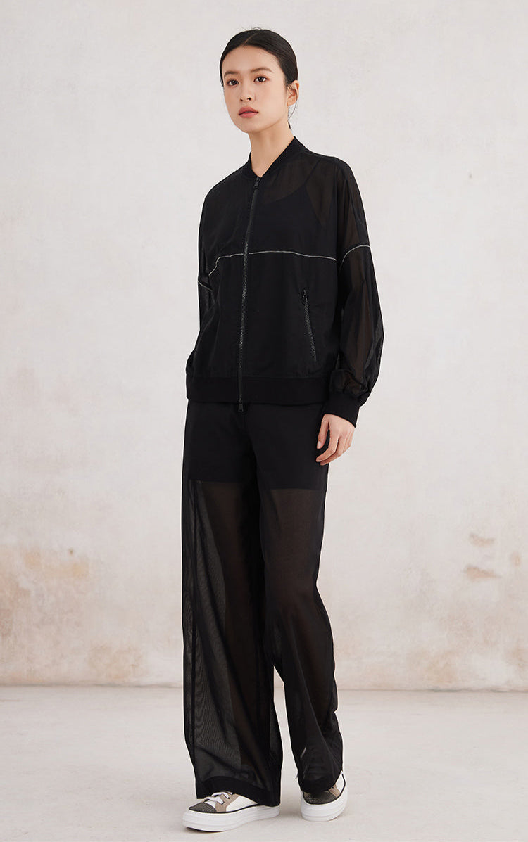 Pamuk İnce Düz Kesim Spor Pantolon